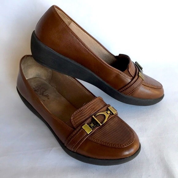 Life Stride SoftSystem brown Flex comfort shoes - Picture 1 of 8
